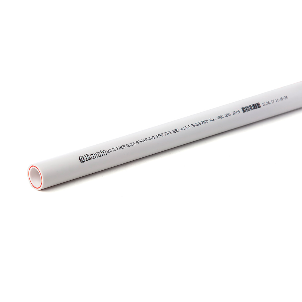 Труба LAMMIN PPR PN25 D25х4,2 4м армированная стекловол (упак 25шт)