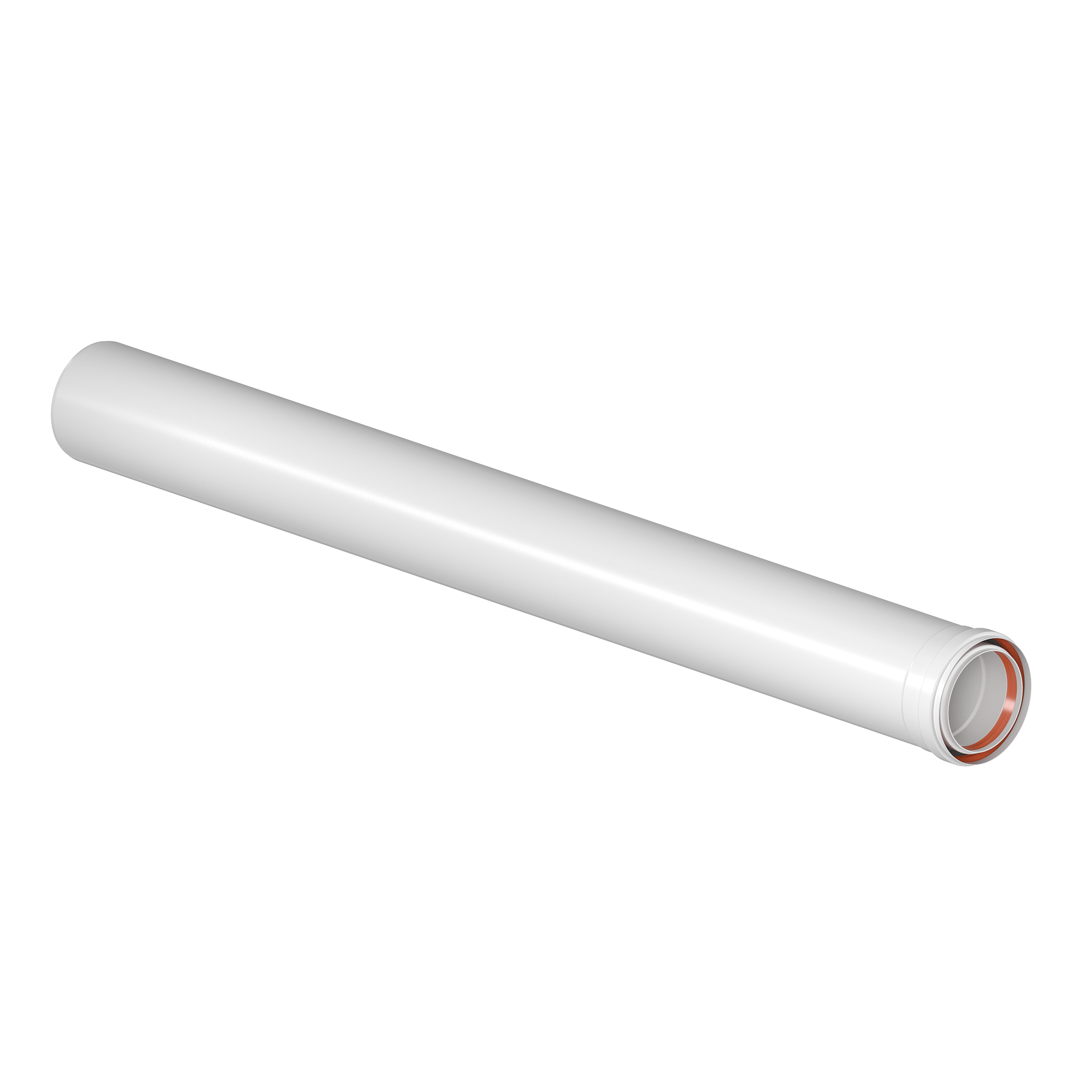 Труба утепленная универсальная D80 L1500 мм до +180 KRATS