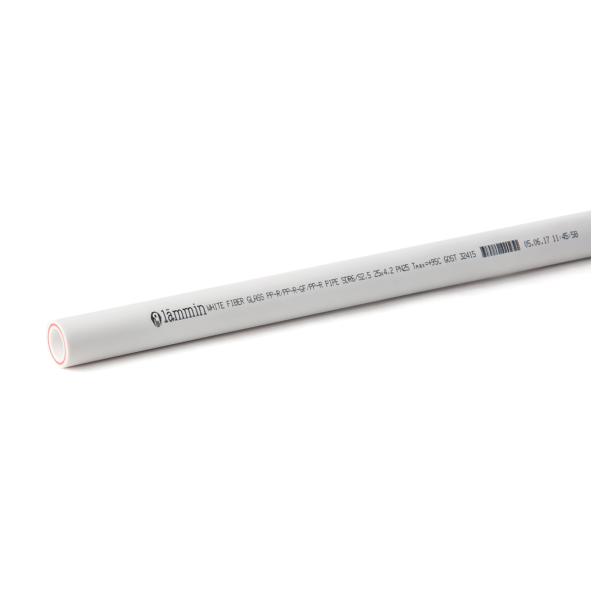 Труба LAMMIN PPR PN25 D32х5,4 4м армированная стекловолокном (15шт)