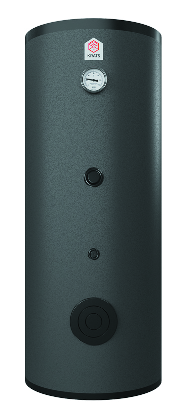 Бойлер косвенного нагрева KRATS 200л, эмалированный, 1 змеевик, 6 бар (BKN0200-1BG-2)