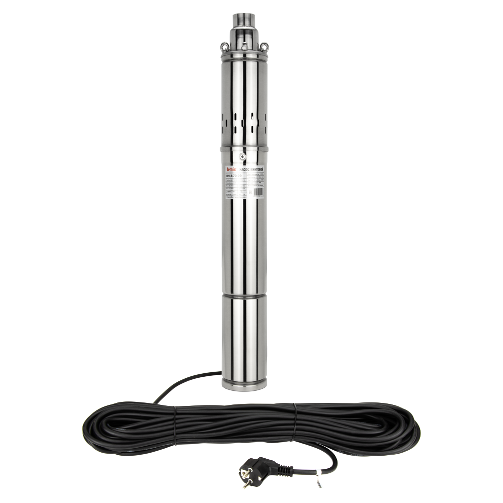 Насос винтовой ВН-3-70-29 (3-QGB-1-15M) мощность 370Вт Jemix