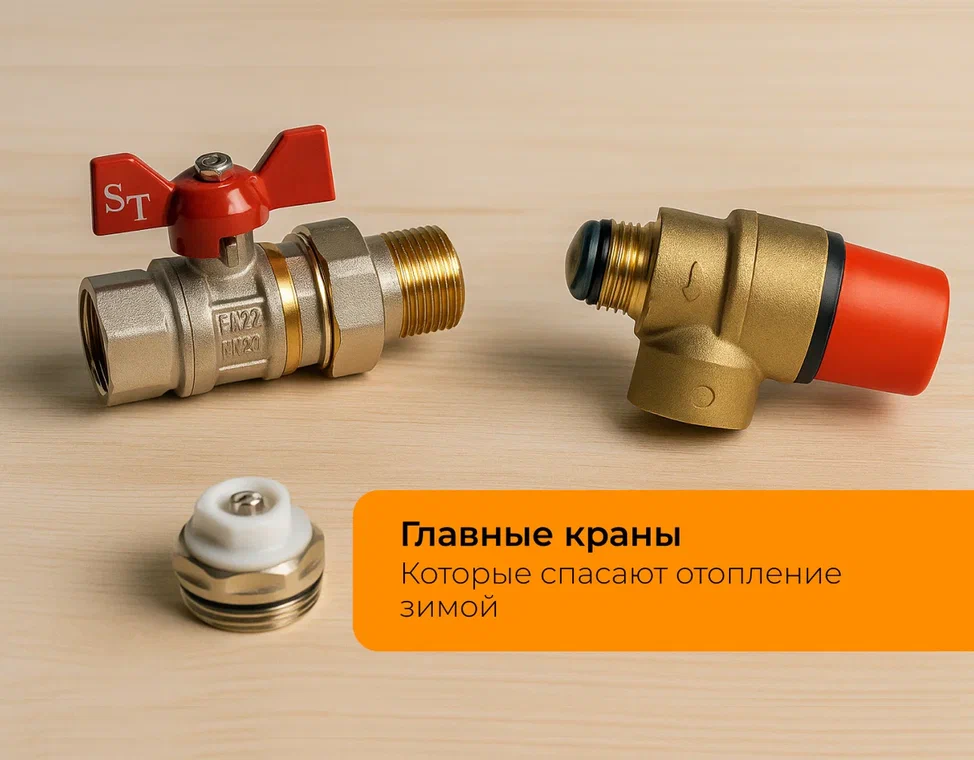 Запорная арматура для отопления: какие краны должны быть в каждой системе перед зимой