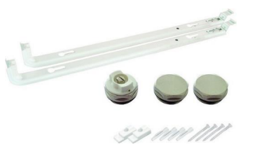 Монтажный комплект компактного (бокового) подключения для высоты 300мм