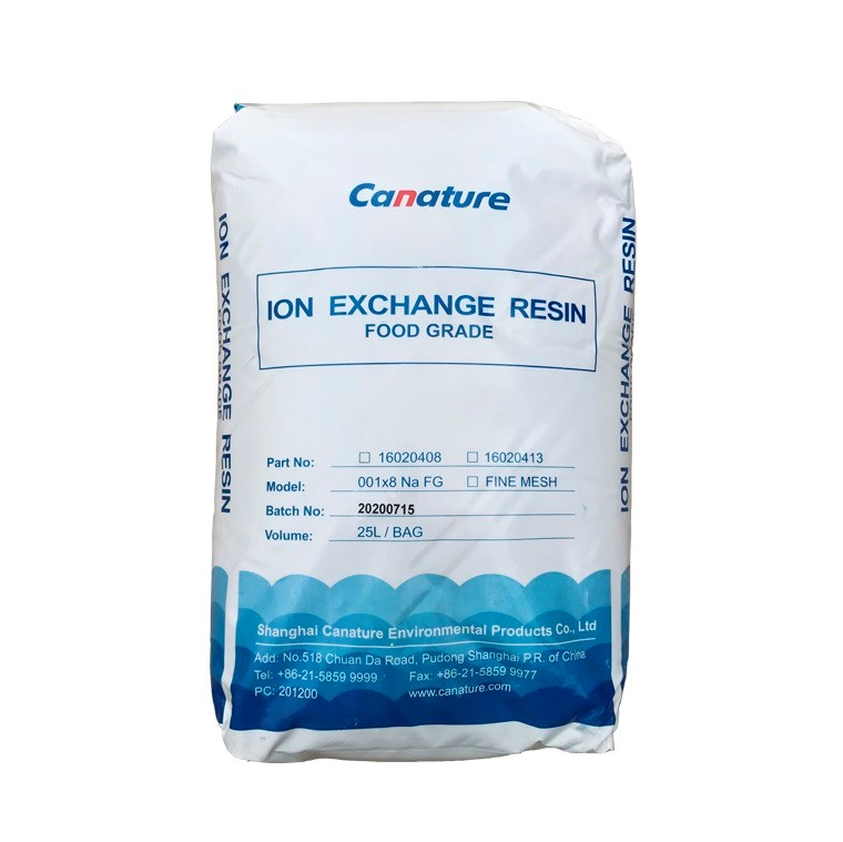 Ионообменная смола Canature Resin NaFG (1 упак =25л, цена за 1 литр, продаем литрами)